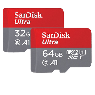 【自营】闪迪32g/64g手机TF内存卡class10存储卡记录仪监控高速卡