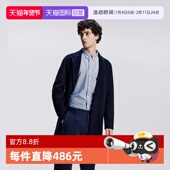 商场同款 翻领绵羊毛风衣双面呢大衣男 Polo 自营 Marc