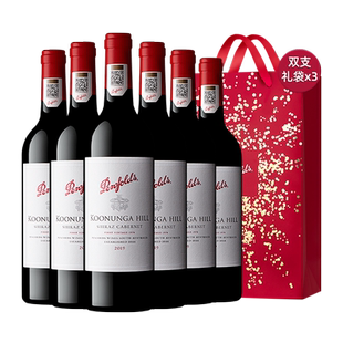 【自营】奔富蔻寇兰山设拉子赤霞珠红酒澳洲进口干红葡萄酒整箱装