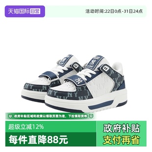 自营 3ASXCMM4N MLB 老花复古学院风运动板鞋 50NYS 男女学长鞋