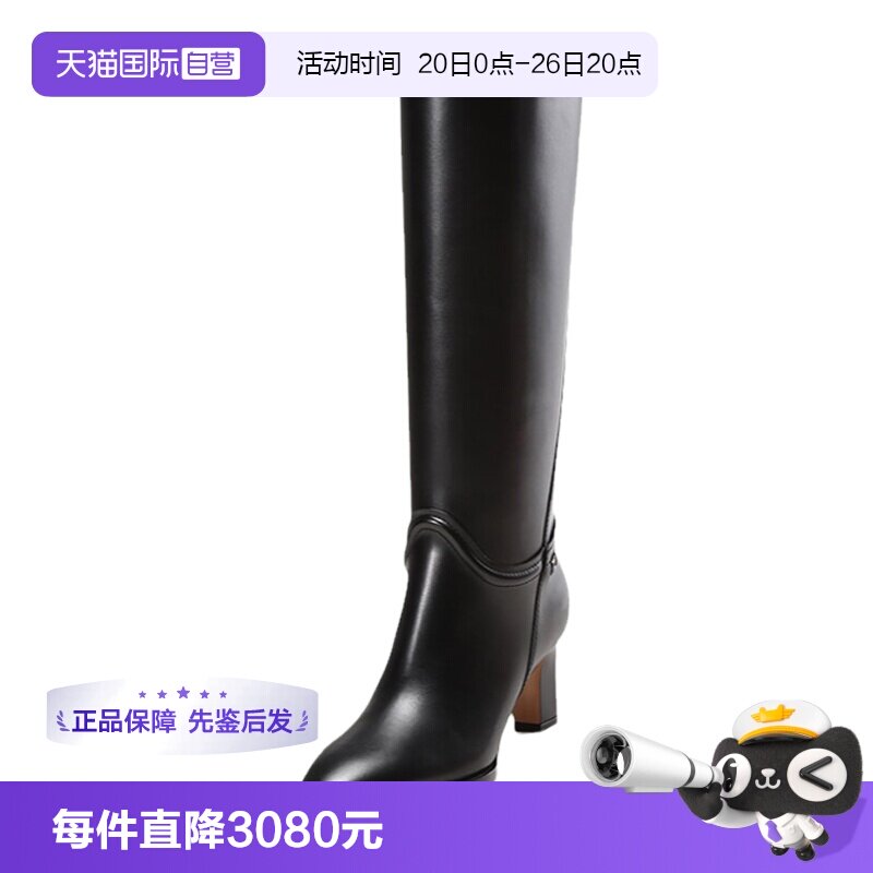 菲拉格慕高跟靴高筒靴长靴