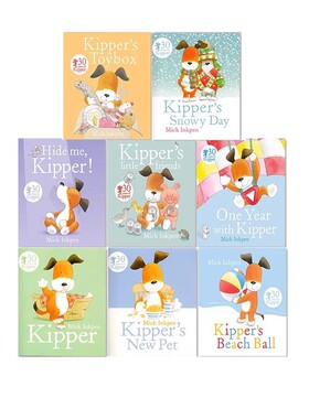 【自营】英文原版 Kipper 小狗奇普 8册纪念版 廖彩杏书单 格林纳威大奖作家 Mick Inkpe 经典图画故事绘本