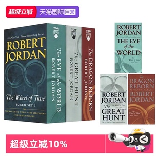 传奇奇幻著作 自营 时光之轮 Set 文学经典 Robert 罗伯特 乔丹 Jordan Time 英文原版 The Premium Wheel 卷1 Boxed
