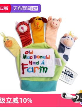【自营】英文原版儿童手偶书 old macdonald had a farm 儿歌玩具手指偶书 吴敏兰 书单绘本123 亲子互动游戏边玩边学宝宝玩具