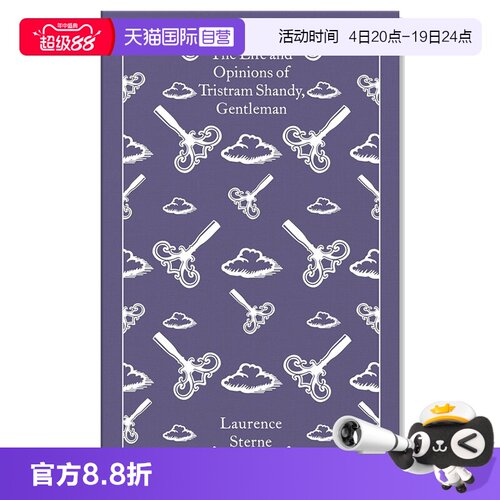 【自营】企鹅经典布纹精装 项狄传 The Life and Opinions of Tristram Shandy Gentleman 英文原版 Laurence Sterne