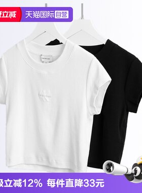 CalvinKlein女款修身短袖T恤