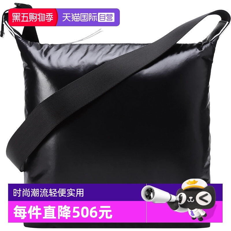 Longchamp织物单肩斜挎包