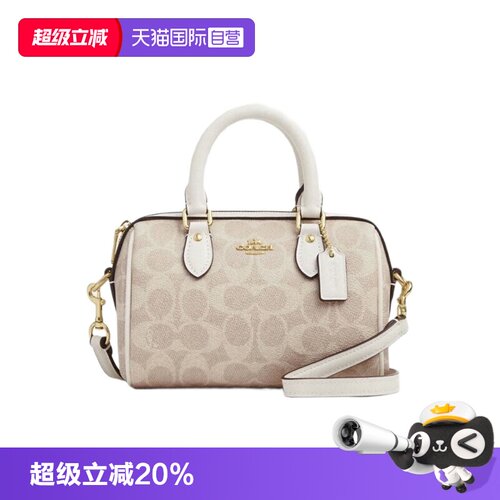 【自营】COACH/蔻驰女士 ROWAN系列波士顿包单肩圆筒斜挎包 CW329