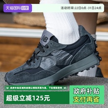 【自营】New Balance NB男女鞋透气327厚底鞋黑武士休闲鞋U327WCD