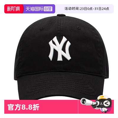 【自营】MLB男帽女帽秋季新款鸭舌帽休闲运动帽3ACP6601N50BKS