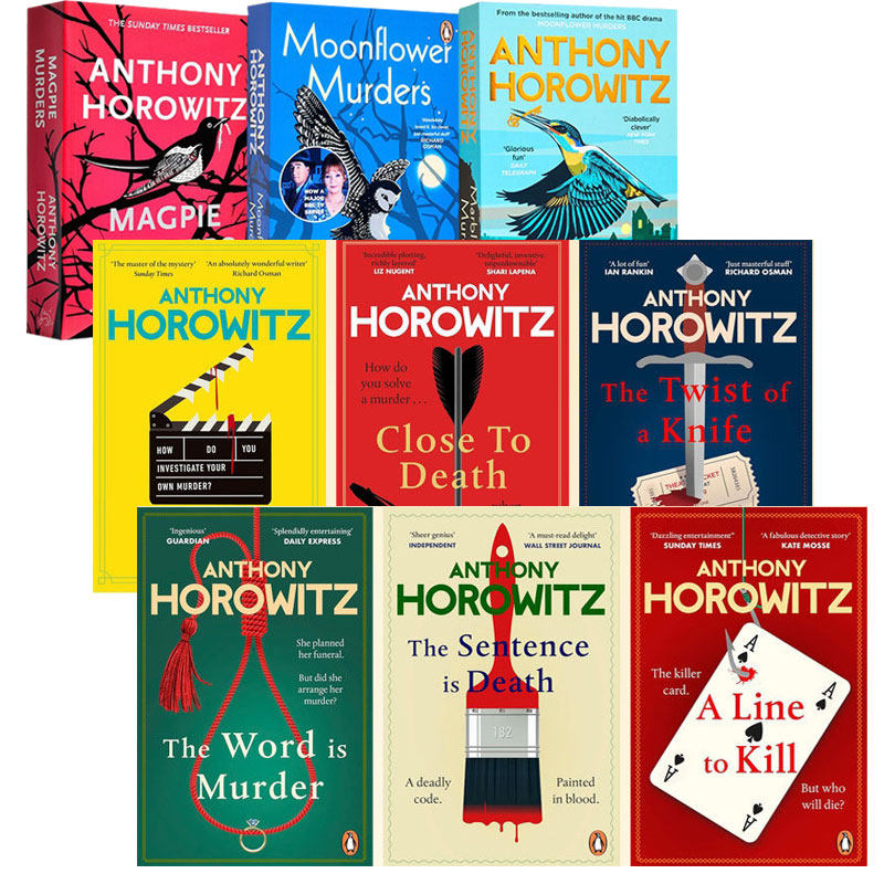 【自营】安东尼&middot;霍洛维茨 推理小说9本 Anthony Horowitz 英文原版 喜鹊谋杀案 猫头鹰谋杀案 致命插曲