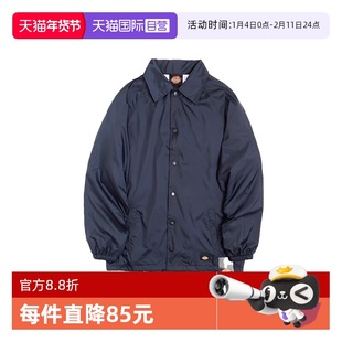 【自营】Dickies蒂克加绒翻领教练夹克男潮流保暖防风防水薄外套