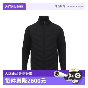 阿玛尼男士 ARMANI EMPORIO FW25拼接立领拉链羽绒服外套 自营
