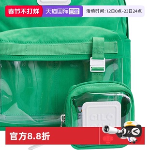 【自营】CILOCALA日本小卡包女透明果冻包零钱耳机包拉链卡位帆布