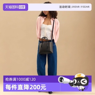 女士皮质单肩斜挎手提包托特包 自营 COACH 蔻驰香港直邮