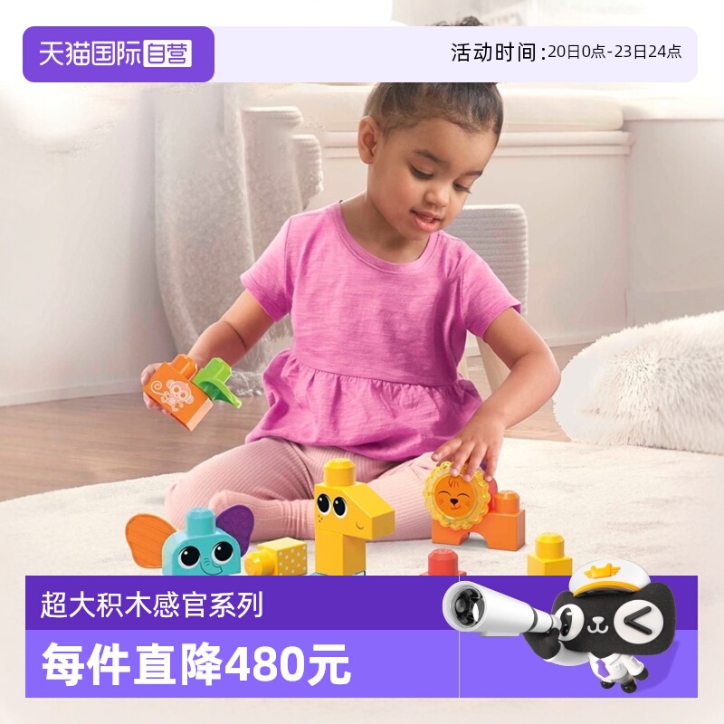 费雪美高超大积木感官系列套装