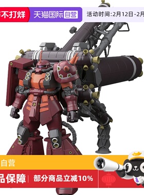 【自营】万代高达模型MG MS-06R雷霆宙域 高机动型精神力扎古KA版