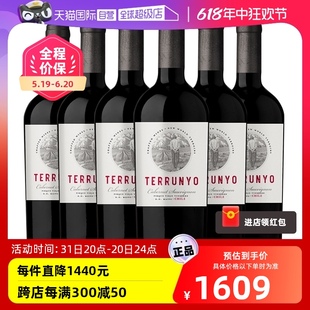 智利原瓶进口红酒 干露园中园赤霞珠干红葡萄酒750ml 自营 6支