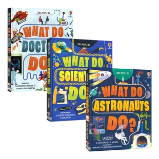 【自营】Usborne What Do Astronauts Scientists Doctors Do 尤斯伯恩 宇航员 科学家 医生是做什么的 百科科普读物 英文原版