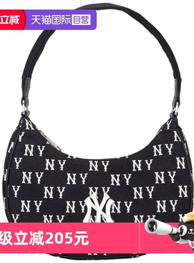 【自营】MLB挎包男包女包运动单肩包经典老花休闲腋下包3ABQS014N