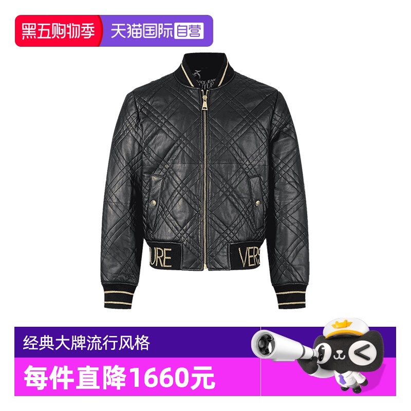 VJC范思哲飞行夹克皮衣上衣