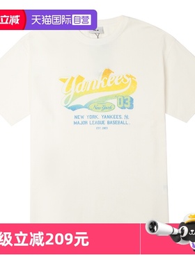 【自营】MLB新款女装休闲服T恤圆领时尚短袖半袖上衣3FTSV1053