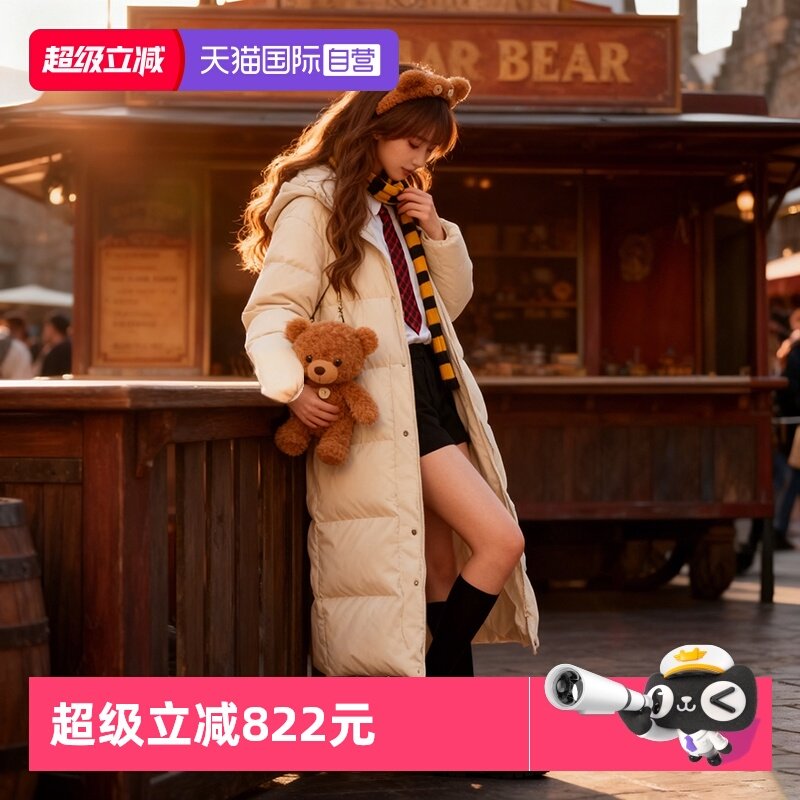 【自营】MLB长款羽绒服男女装新款保暖运动服户外休闲服连帽外套,运动服/休闲服装,运动羽绒服,淘宝优惠券,粉丝福利购,淘宝优惠卷