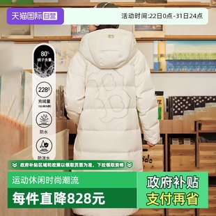 时尚 羽绒服男女装 MLB长款 休闲防泼水保暖外套3ADJB1156 自营