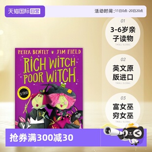 Witch 进口图书 英文原版 Jim 自营 Rich Field 富女巫 Poor 6岁亲子读物 穷女巫 英文故事绘本