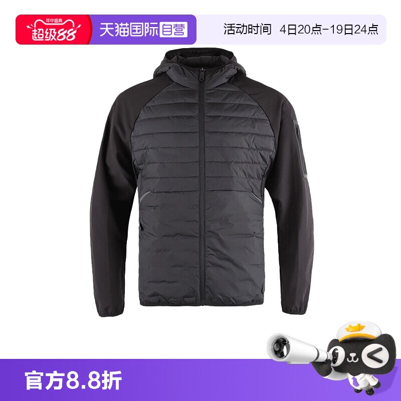 【自营】Hugo Boss/雨果博斯 男士连帽保暖棉服夹克外套 50541032