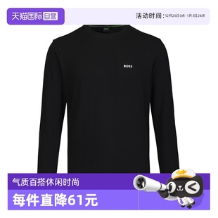 Boss四季 男装 上衣时尚 百搭圆领长袖 Hugo 休闲男士 T恤 自营
