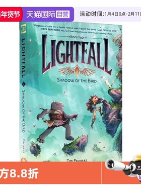 【自营】英文原版 Lightfall: Shadow of the Bird 全彩漫画绘本图画书 儿童友谊冒险主题 图像式章节小说 青少年课外阅读