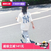 自营 MLB短袖 男童女童夏季 运动跑步T恤透气休闲半袖 7ATSMV453