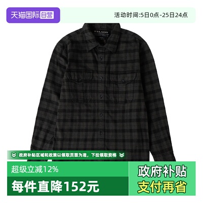 FILSON常规版长袖格子衬衫男士