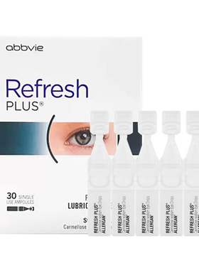 【自营】澳洲进口Refresh滴眼液无防腐剂眼药水干眼缓解眼部疲劳