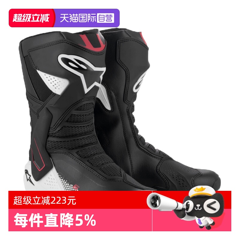 【自营】a星摩托车骑行靴SMX-6 V3赛道长靴赛车靴防摔机车摩托鞋
