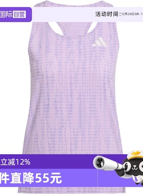 【自营】adidas阿迪达斯女ADIZERO跑步运动无袖上衣背心T恤JV7157