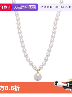 【自营】daisy beauty森系设计14K包金天然巴洛克淡水珍珠项链女