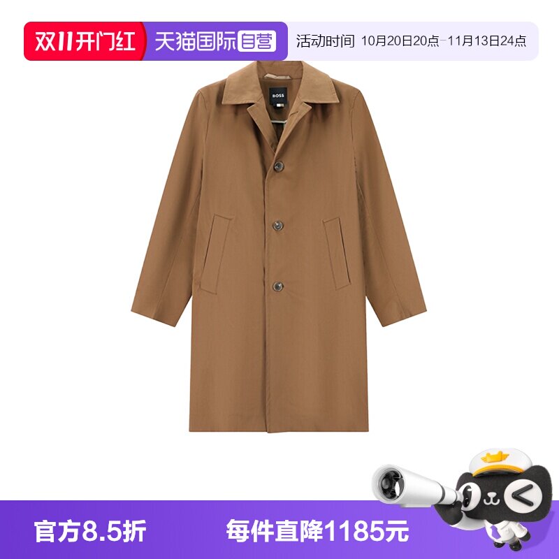HugoBoss男士风衣外套