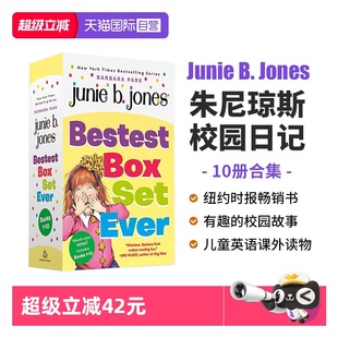 Set 自营 Bestest Ever 儿童英语课外故事书 朱尼琼斯校园日记Junie 儿童文学章节桥梁书 Jones Books 1 Box