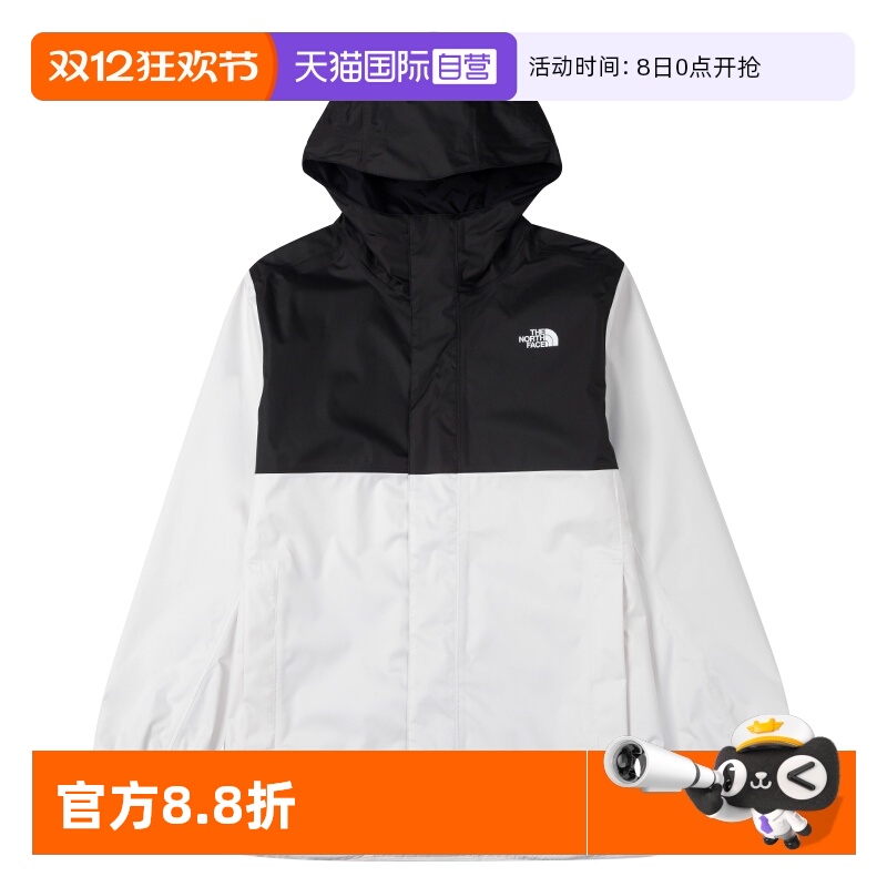 【自营】The North Face北面冲锋衣情侣户外防水单层硬壳夹克防风