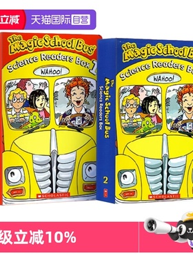 【自营】现货 神奇校车英文原版 全20册 The Magic School Bus Science Readers 一二辑 阶段绘本图画启蒙故事书 分级读物桥梁书