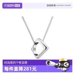 凯文克莱曲线项链时尚 Klein Calvin 轻奢男女士情侣项链 自营