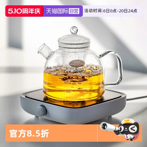 德国进口可直火加热耐热玻璃茶壶