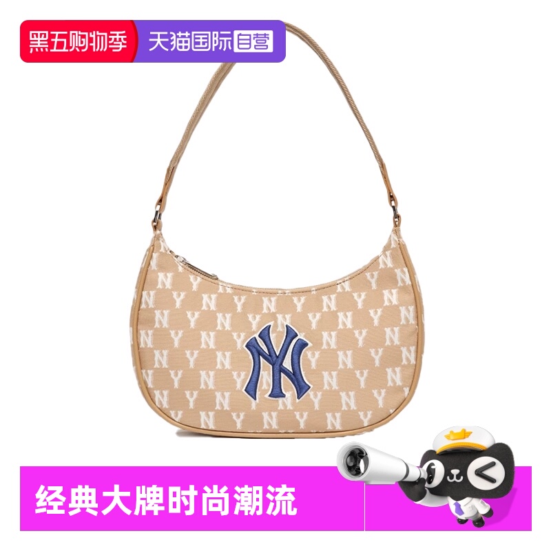 【自营】MLB男女腋下包22新款挎包休闲拎包单肩包3ABQS012N50BGD