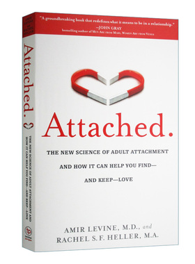 【自营】预售 英文原版 关系的重建 读懂恋人心 Attached 家庭 爱情关系 随附的 成人依恋的新科学