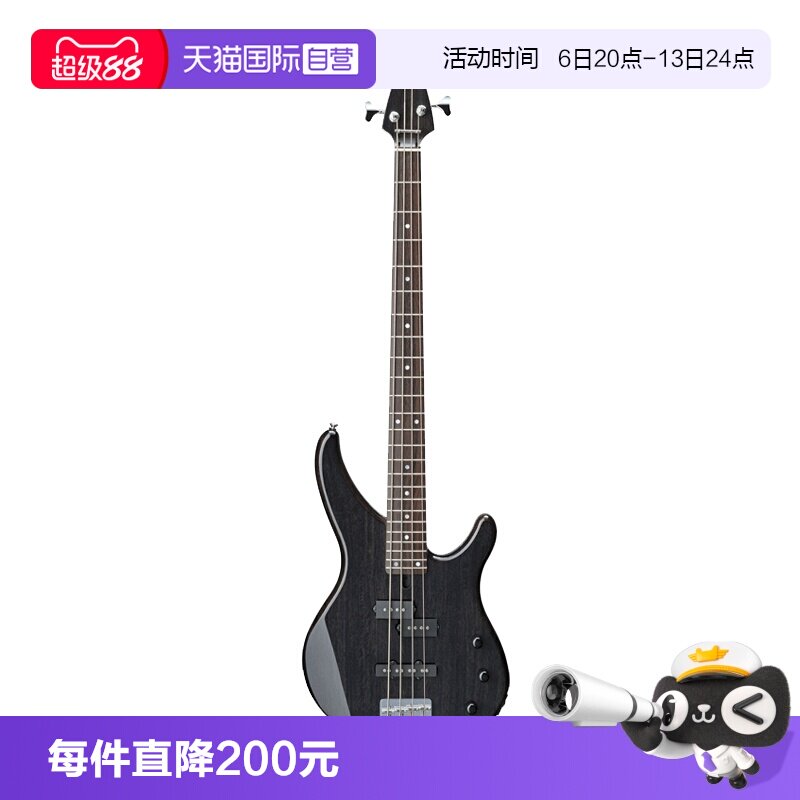 【自营】YAMAHA雅马哈贝斯TRBX174电贝司4弦专业舞台表演BASS日本