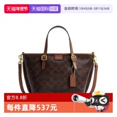 COACH 自营 蔻驰品牌字母标识女士单肩斜挎手提包托特包CCD94