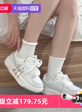 【自营】MLB板鞋男女鞋休闲鞋时尚复古学长鞋厚底运动鞋3ASXCLB3N