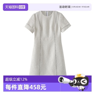 Polo 小香风收腰短袖 自营 气质连衣裙 法式 Marc 新款 秋季